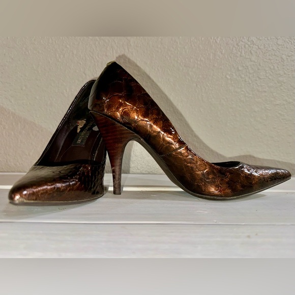 Steve Madden Luxe Kacey Womens snake Print Pump Heels - Picture 1 of 4